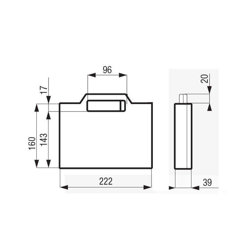 Mallette plastique transparente R2T - Eplasticase