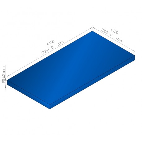 Plaque de mousse de polyéthylène PLASTAZOTE / Référence PER33-90BU