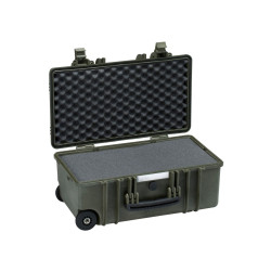 Valise étanche antichocs BAGETANCHE Explorer 5122 coloris vert armée avec mousse prédécoupée