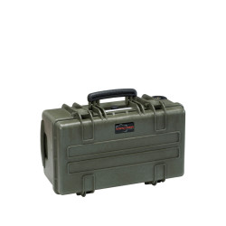 Valise étanche antichocs BAGETANCHE Explorer 5122 coloris vert armée fermée