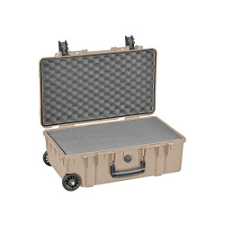 Valise étanche antichocs BAGETANCHE Explorer 5218HL coloris sable désert avec mousse prédécoupée