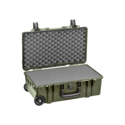 Valise étanche antichocs BAGETANCHE Explorer 5221HL coloris vert armée avec mousse prédécoupée