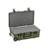 Valise étanche antichocs BAGETANCHE Explorer 5221HL coloris vert armée avec mousse prédécoupée