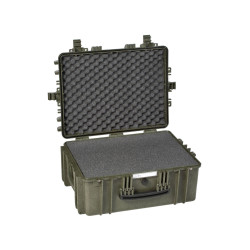 Valise étanche antichocs BAGETANCHE Explorer 5325 coloris vert armée avec mousse prédécoupée