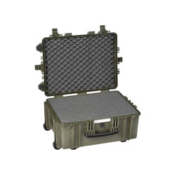 Valise étanche BAGETANCHE Explorer 5326 coloris vert armée avec mousse prédécoupée