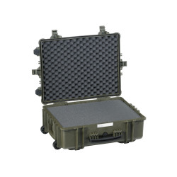 Valise étanche BAGETANCHE Explorer 5823 coloris vert armée avec mousse prédécoupée