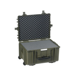 Valise étanche BAGETANCHE Explorer 5833 coloris vert armée avec mousse prédécoupée