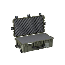 Valise étanche BAGETANCHE Explorer 7626HL coloris vert armée avec mousse prédécoupée