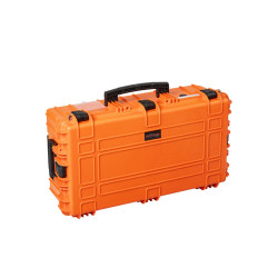 Valise étanche BAGETANCHE Explorer 7626HL coloris orange vue de profil