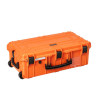 Valise étanche BAGETANCHE Explorer 7626HL coloris orange fermée