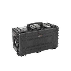Valise étanche BAGETANCHE Explorer 7635HL coloris noir fermée
