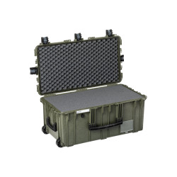 Valise étanche BAGETANCHE Explorer 7635HL coloris vert armée avec mousse prédécoupée