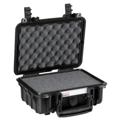 Valise étanche antichocs BAGETANCHE Explorer 2712HL. B avec mousse prédécoupée, coloris noir