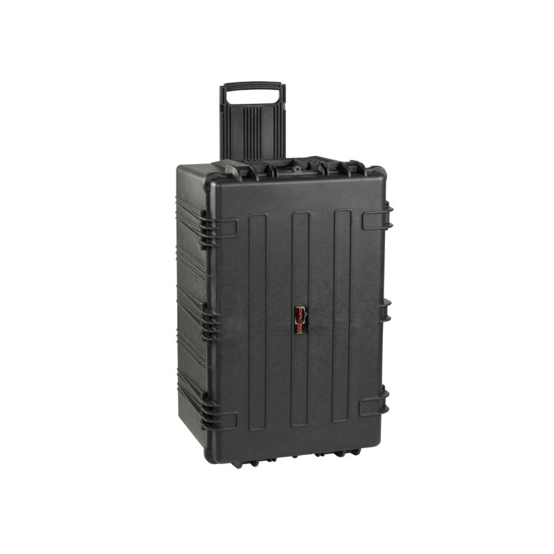 Valise étanche BAGETANCHE Explorer 7641 coloris noir vue de face avec manche télescopique