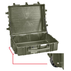 Valise étanche BAGETANCHE Explorer 7726 coloris vert armée vide