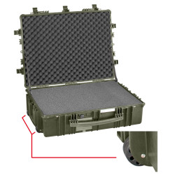 Valise étanche BAGETANCHE Explorer 7726 coloris vert armée avec mousse prédécoupée