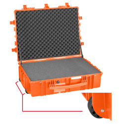 Valise étanche BAGETANCHE Explorer 7726 coloris orange avec mousse prédécoupée