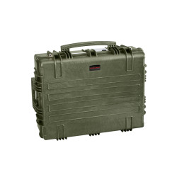 Valise étanche BAGETANCHE Explorer 7726 coloris vert armée fermée vue de profil