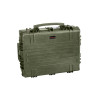 Valise étanche BAGETANCHE Explorer 7726 coloris vert armée fermée vue de profil