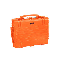 Valise étanche BAGETANCHE Explorer 7726 coloris orange fermée vue de profil