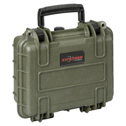 Valise étanche antichocs BAGETANCHE Explorer 2712HL. fermée, coloris vert militaire
