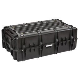 Valise étanche BAGETANCHE Explorer 10840 noire fermée