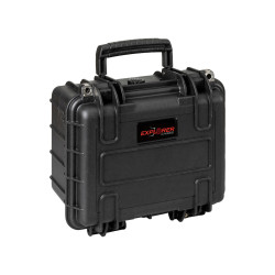 Valise étanche BAGETANCHE EXPLORER 2717HL. fermée, coloris noir