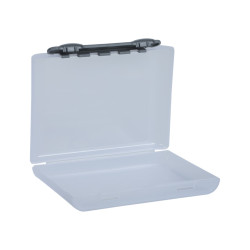 Valise Plastique BAGACASE Gaggione New Wave K2 small coloris blanc ouverte