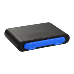 Valise Plastique BAGACASE Gaggione New Wave K2 small coloris noir bleu