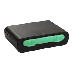 Valise Plastique BAGACASE Gaggione New Wave K2 medium coloris noir vert