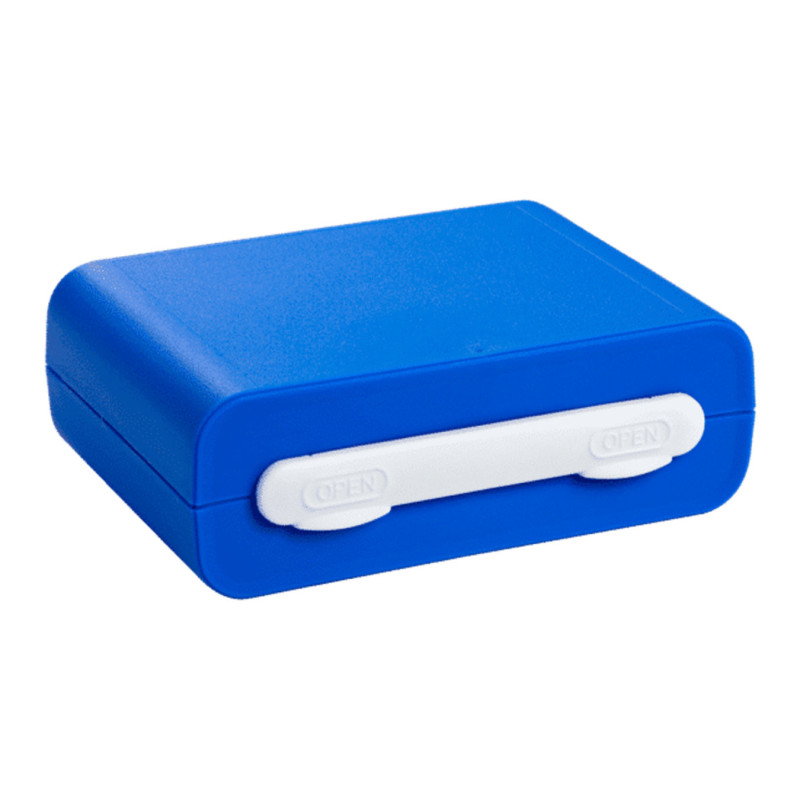 Valise Plastique BAGACASE Gaggione New Wave K2 large coloris bleu