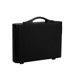 Valise Plastique BAGACASE Gaggione New Wave K4M coloris coque noir et fermoir noir