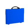 Valise Plastique BAGACASE Gaggione New Wave K4L coloris coque bleu outremer fermoir blanc
