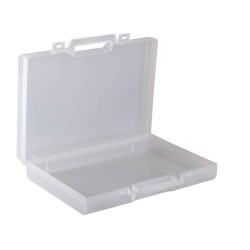 Valise Plastique BAGACASE Gaggione Minimalist D01T ouverte