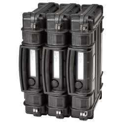 3 Valises étanche BAGETANCHE EXPLORER 3005 posées à vertical