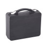 Valisette professionnelle BAGACASE Gaggione Casual T02 coloris noir et fermoirs en blanc