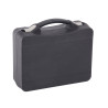 Valisette professionnelle BAGACASE Gaggione Casual T02 coloris noir et fermoirs en gris