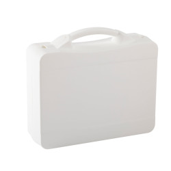 Valisette professionnelle BAGACASE Gaggione Casual T04 coloris blanc avec fermoirs en blanc