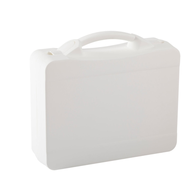 Valisette professionnelle BAGACASE Gaggione Casual T04 coloris blanc avec fermoirs en blanc