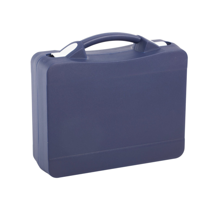 Valisette professionnelle BAGACASE Gaggione Casual T04 coloris bleu marine avec fermoirs en blanc