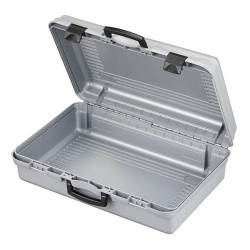 Valise Plastique BAGACASE PNR184VP60 ouverte