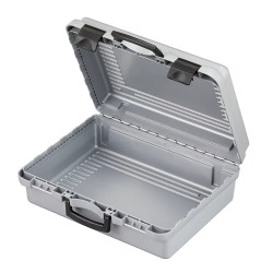 Valise Plastique BAGACASE PNR156VP43 ouverte