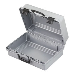 Valise Plastique BAGACASE PNR190VP43 ouverte