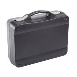 Mallette Professionnelle BAGACASE Gaggione Casual T07 coloris noir fermoirs gris