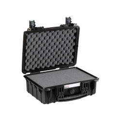Valise étanche antichocs BAGETANCHE Explorer 3815HL. B avec mousse prédécoupée coloris noir