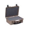Valise étanche antichocs BAGETANCHE Explorer 3815HL. D avec mousse prédécoupée coloris sable désert