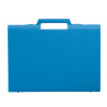Valise plastique BAGACASE Gaggione Classic D01 coloris  bleu vue de face