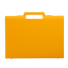 Valise plastique BAGACASE Gaggione Classic D01 coloris jaune vue de face