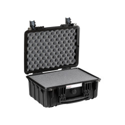 Valise étanche BAGETANCHE Explorer 3818HL. B avec mousse prédécoupée, coloris noir