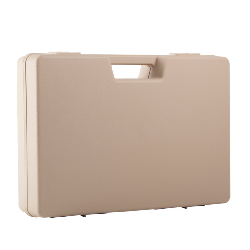 Valise plastique BAGACASE Gaggione Rétro B01 coloris beige